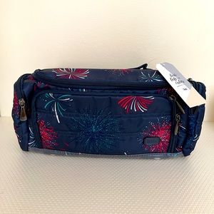 Lug Trolley Bag- Firework print